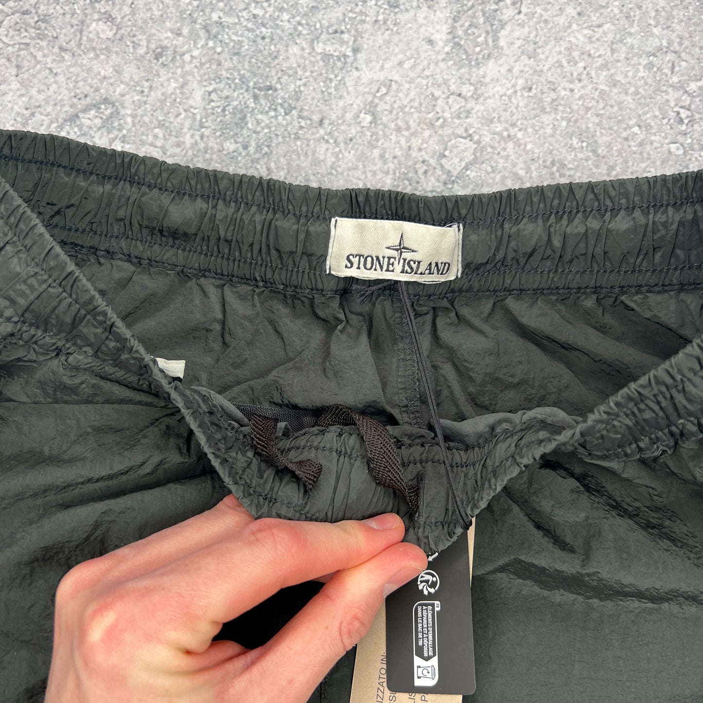 Stone Island Green Nylon Metal Cargo Trousers W30-32” BNWT