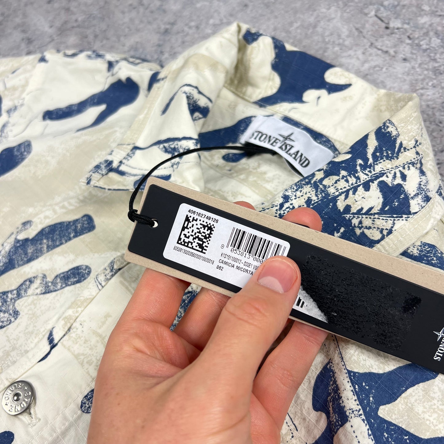 Stone Island Scan Camo Ripstop Shirt BNWT