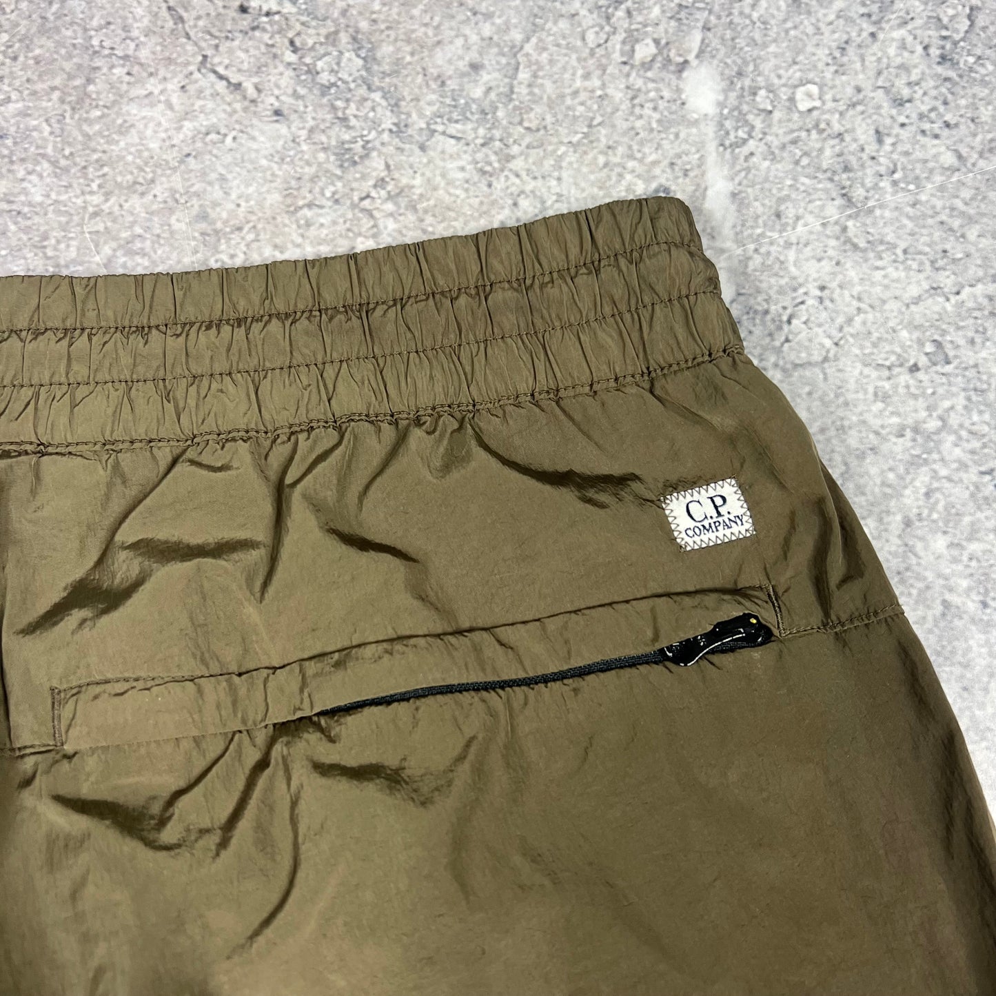 CP Company Khaki Lens Chrome Cargo Trousers Size 46- W30-32”