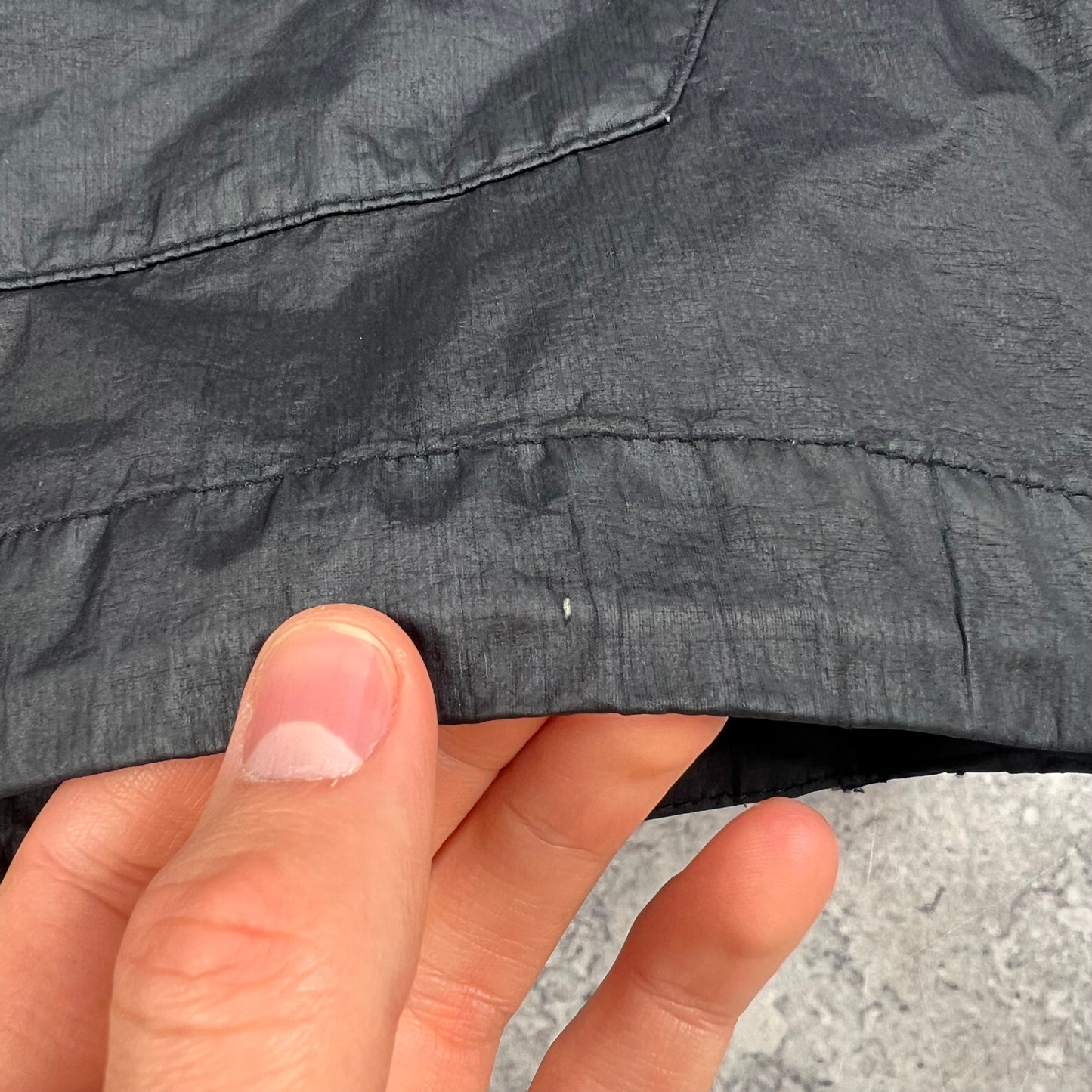 Stone Island Black Membrana Jacket Small 20.5”