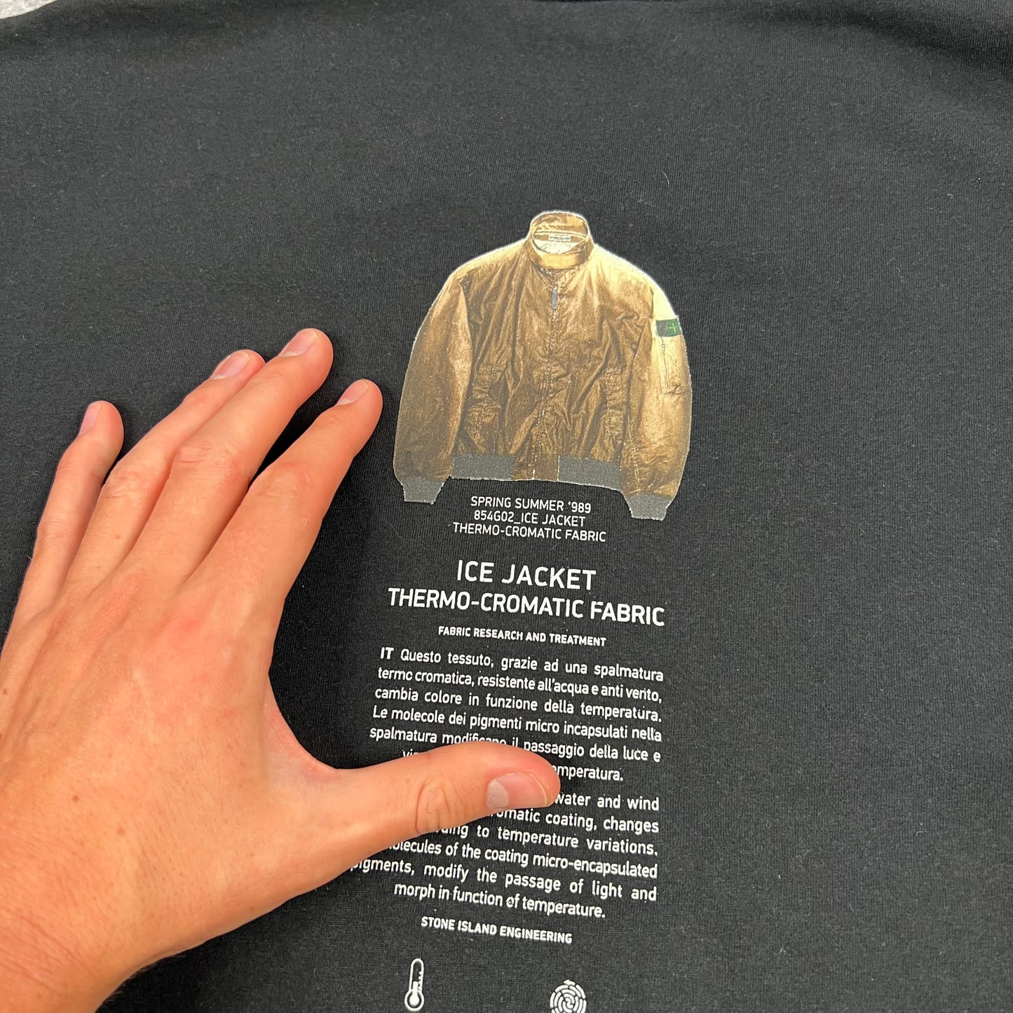 Stone Island Black Archivio T-Shirt XL 21.75”