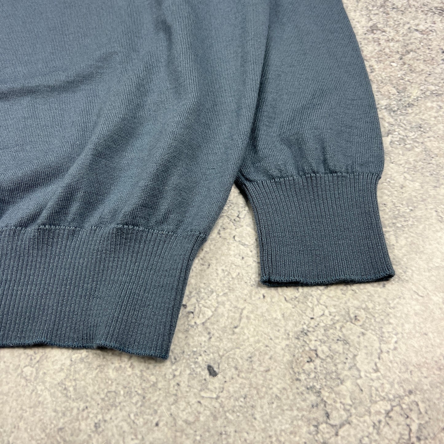 Stone Island Blue Knit Jumper XXL 22”