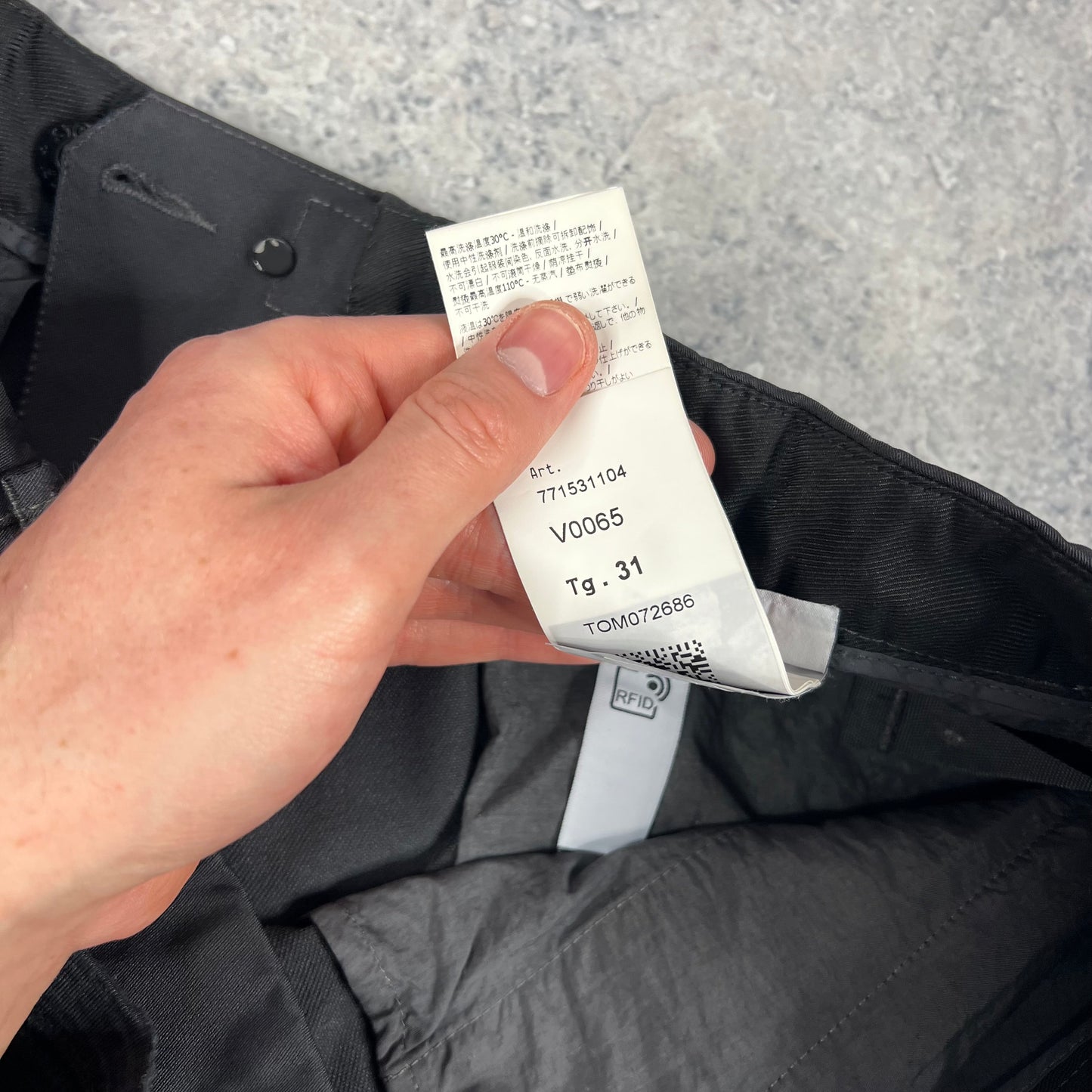 Stone Island Dark Grey Multipocket Cargos W31-32”