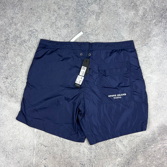 Stone Island Navy Marina Nylon Swimshorts XXL 38-40” BNWT