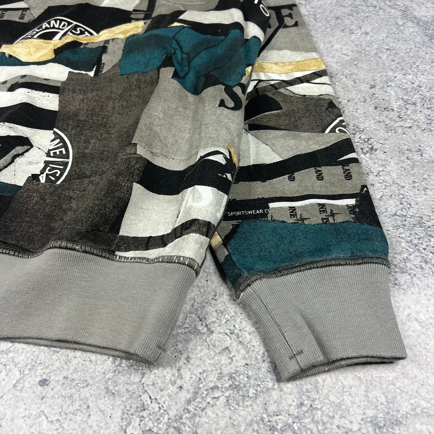 Stone Island Multi Logo Sweatshirt Large 23”