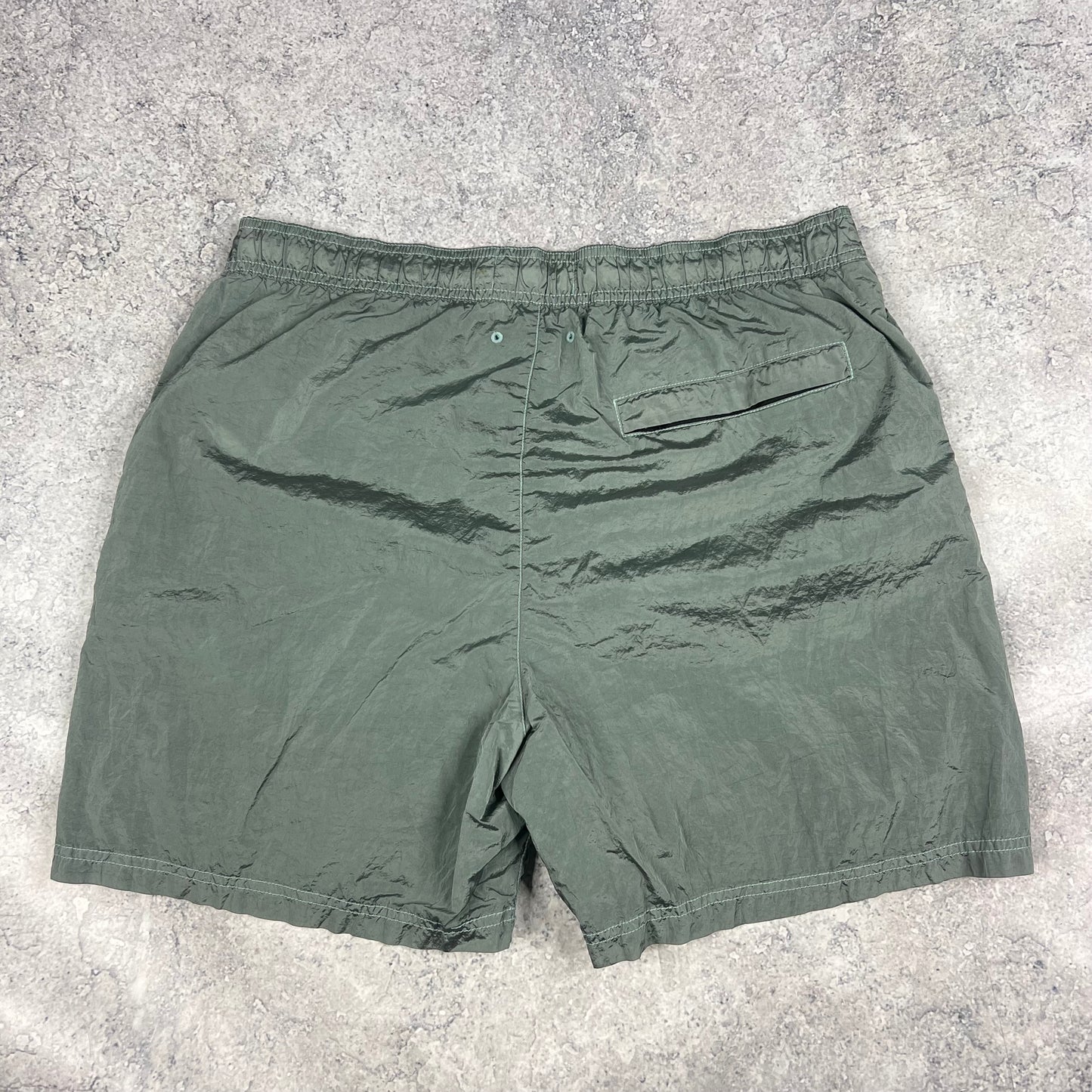 Stone Island Light Blue Nylon Metal Swimshorts Large 34”