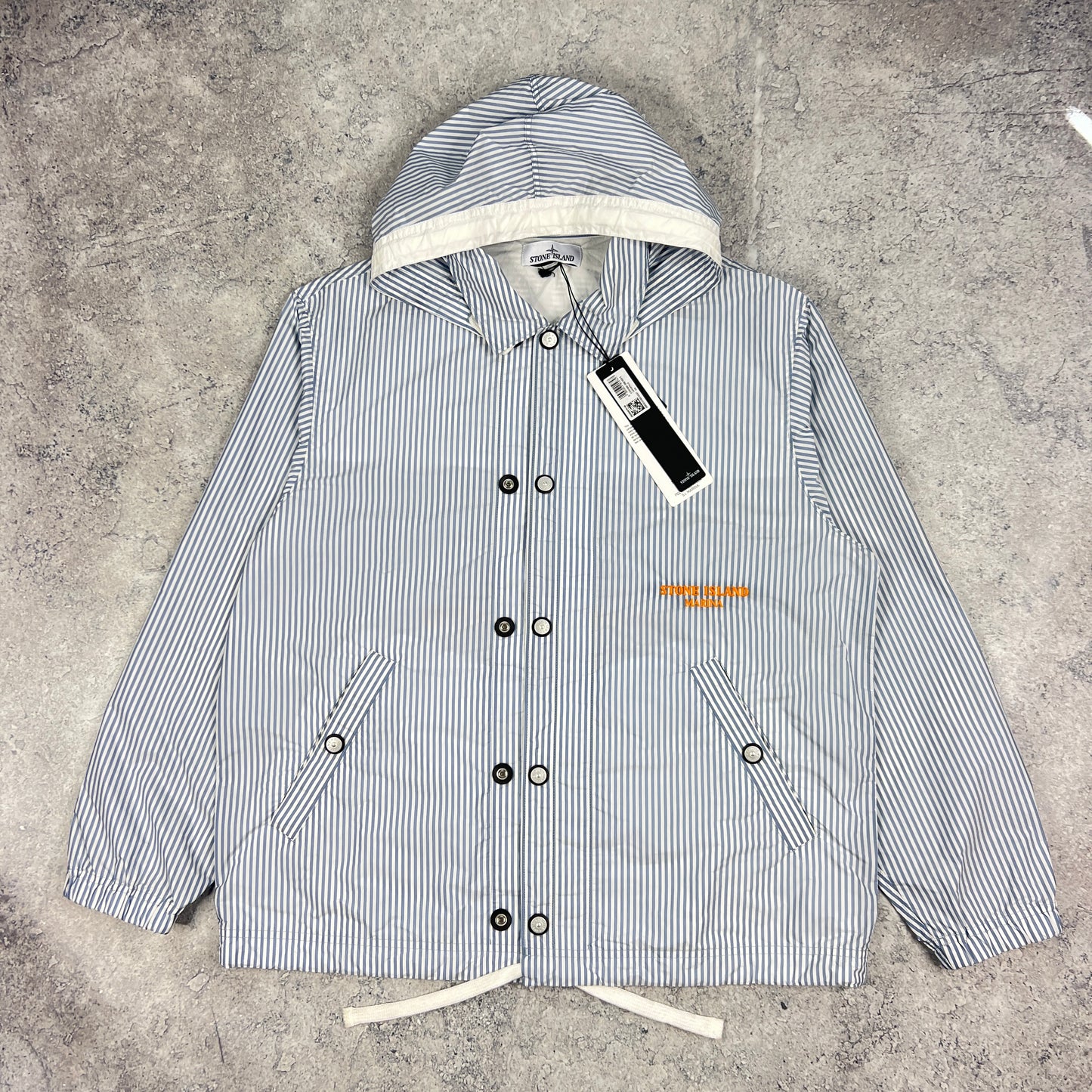 Stone Island Marina Poly Nylon Tela Jacket Medium 25.25” BNWT