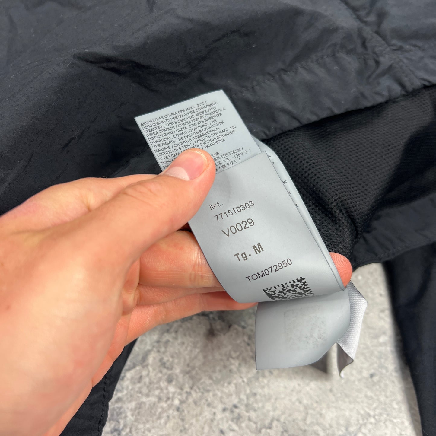 Stone Island Black Naslan Overshirt Medium 22”