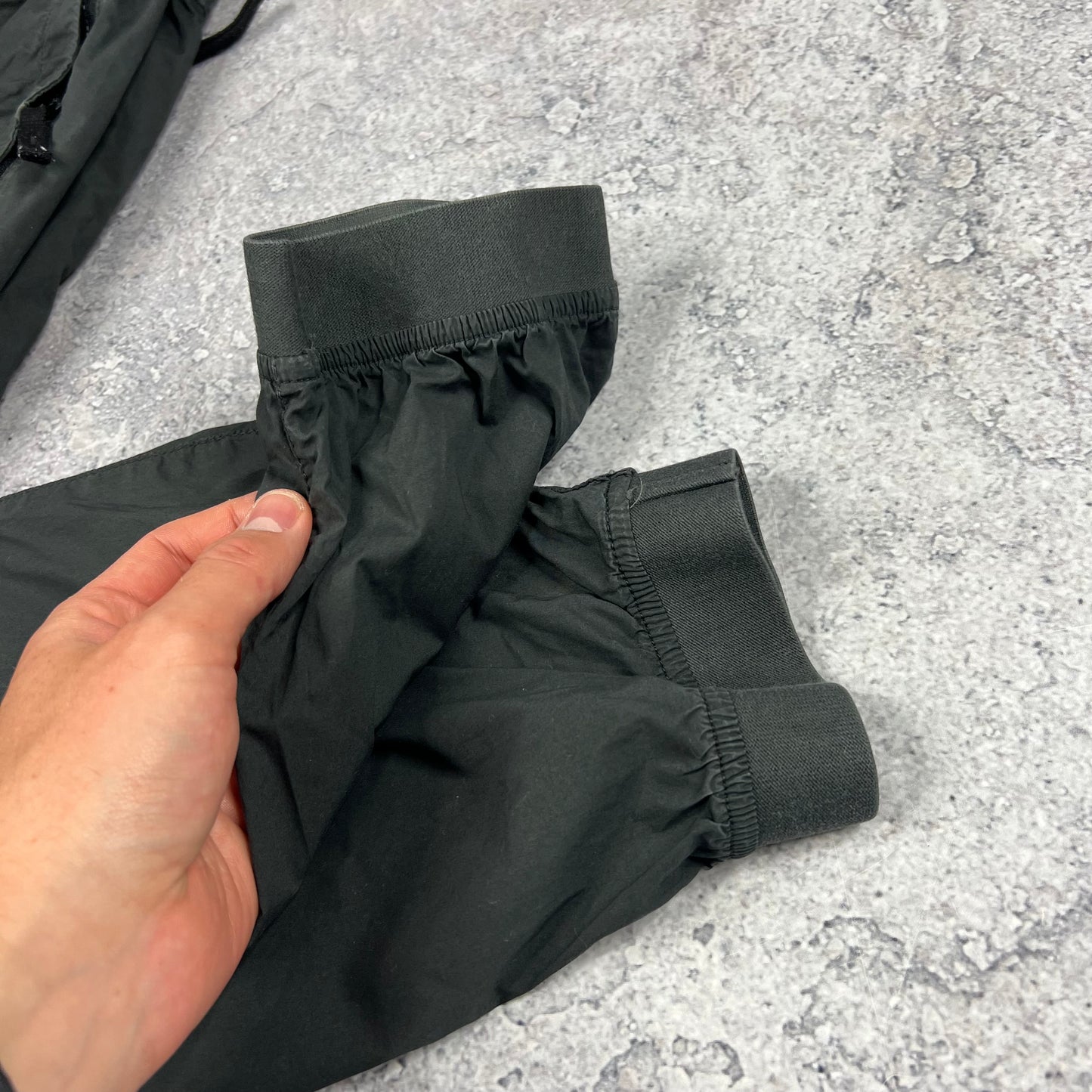 Stone Island Grey Cuffed Cargo Trousers W28”