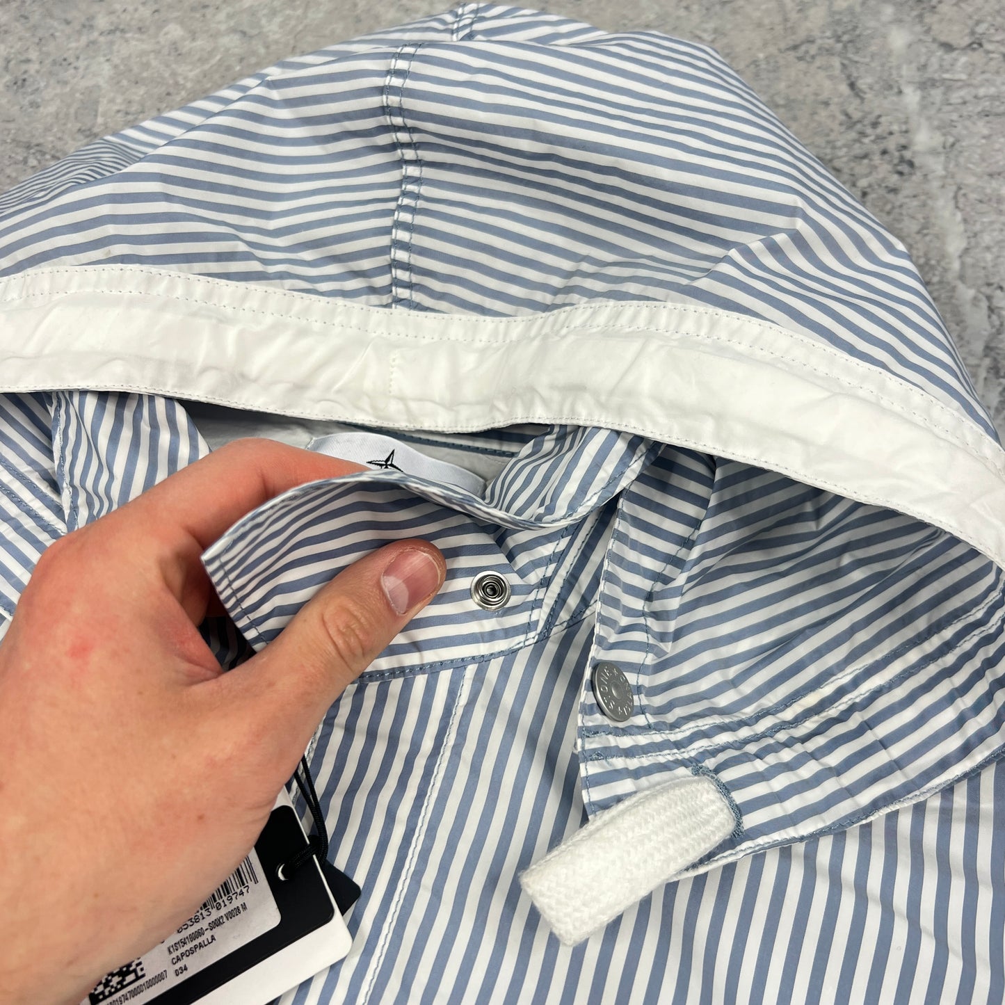 Stone Island Marina Poly Nylon Tela Jacket Medium 25.25” BNWT