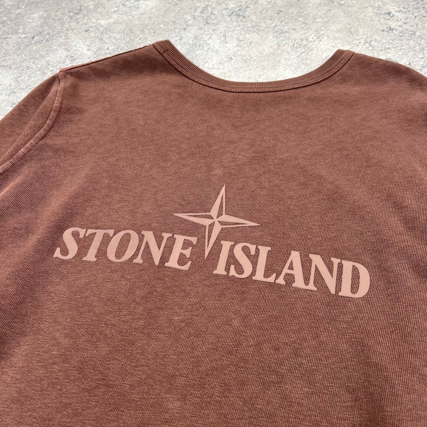 Stone Island Double Front Logo Sweatshirt Medium 22”