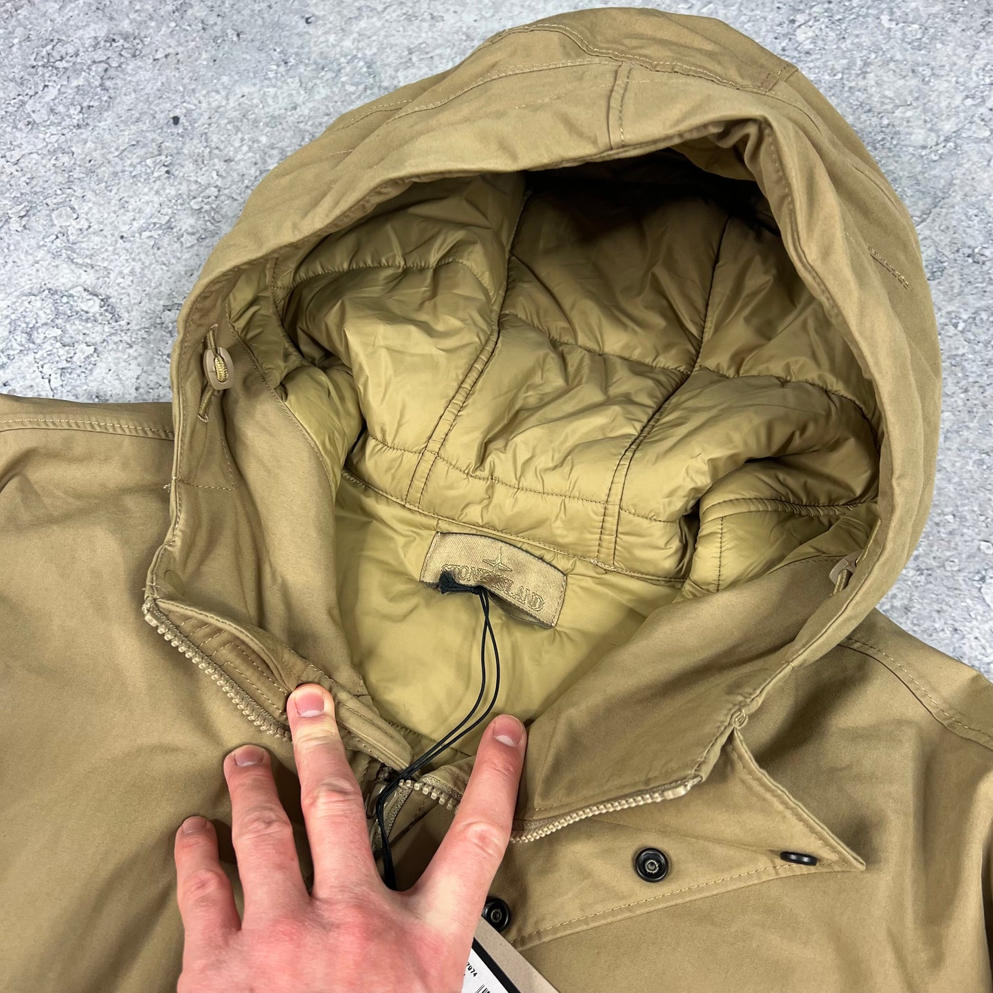 Stone Island Ghost O-Ventile Primaloft Jacket Large 25” BNWT
