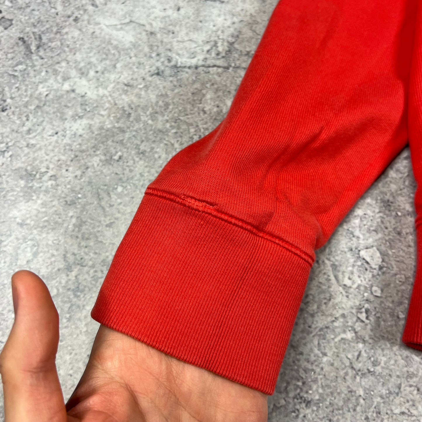 Stone Island Red Sweatshirt Large 21.5”
