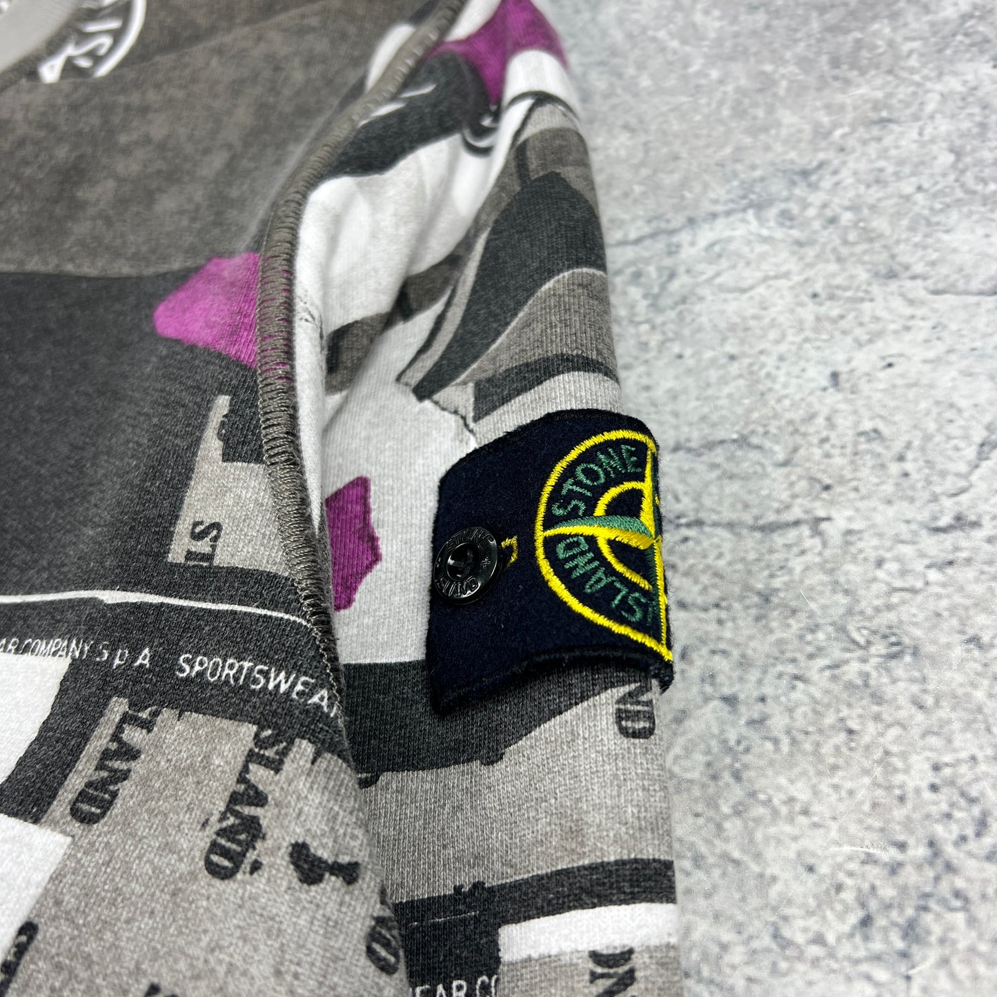 Stone Island Multi Logo Sweatshirt Medium 23”