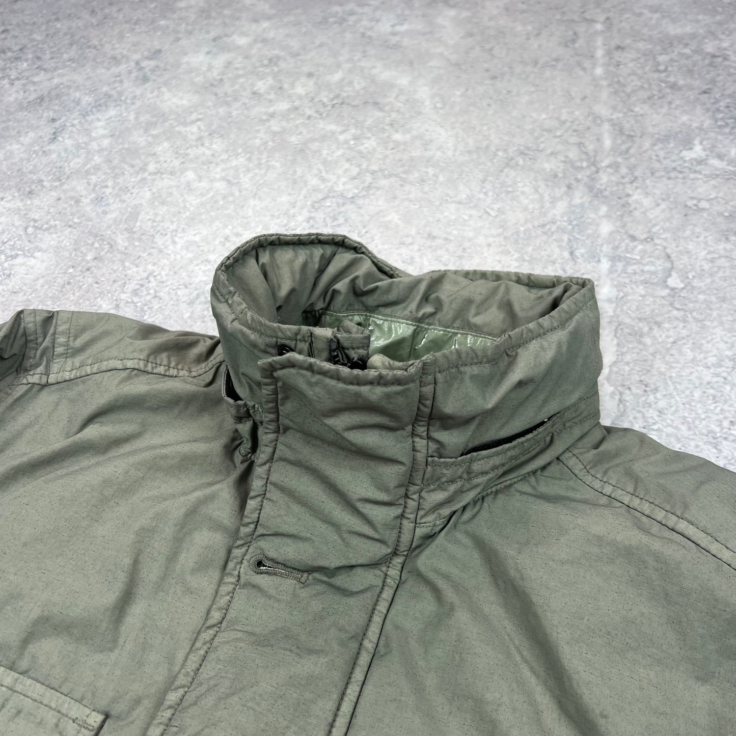 Stone Island Khaki Naslan Primaloft Jacket Medium 22.75”