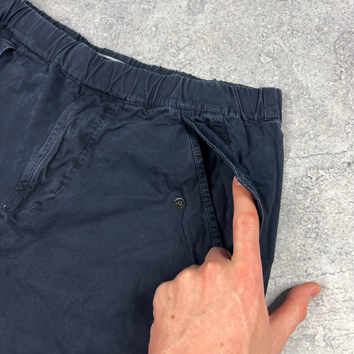 Stone Island Navy Cargo Shorts W32”