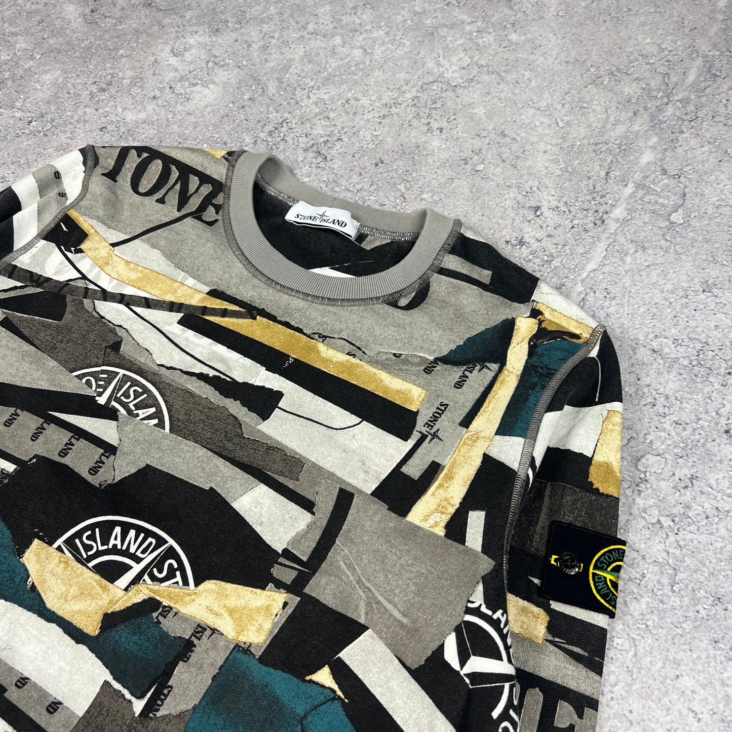 Stone Island Multi Logo Sweatshirt Large 23”