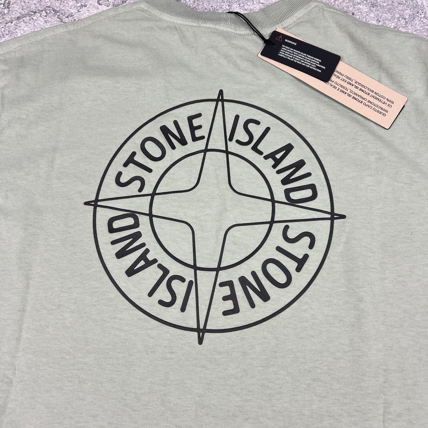 Stone Island Green/Black Compass T-Shirt BNWT