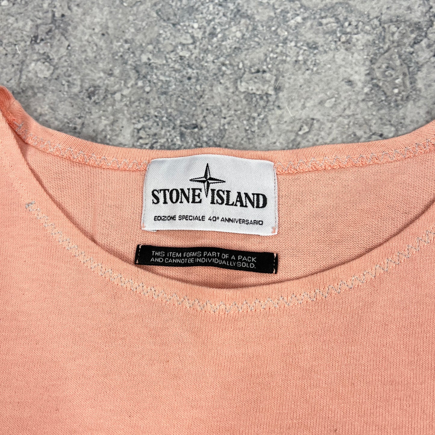 Stone Island Marina 40th Anni T-Shirt Small 20.75”