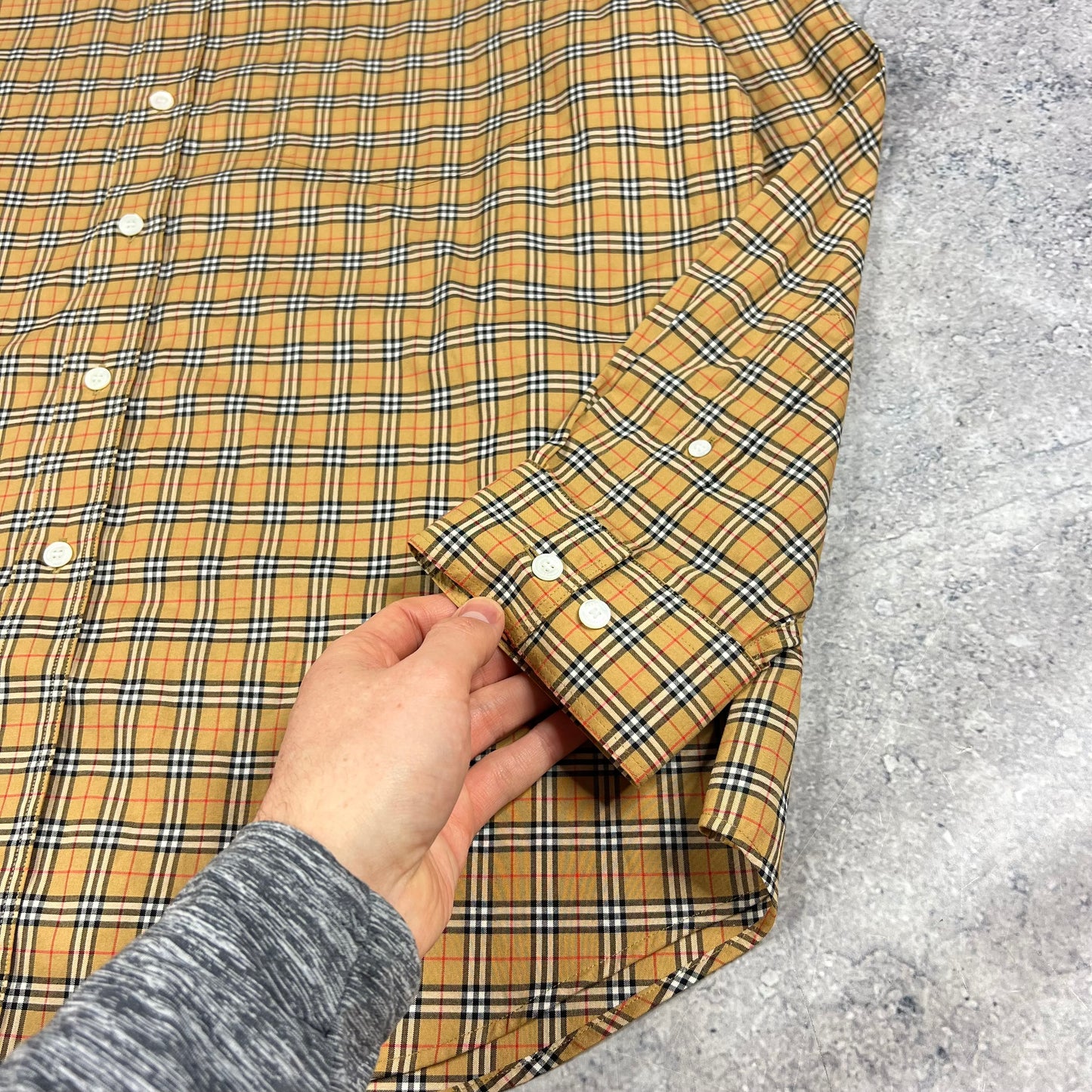 Burberry Novacheck L/S Shirt XXL 24.75”