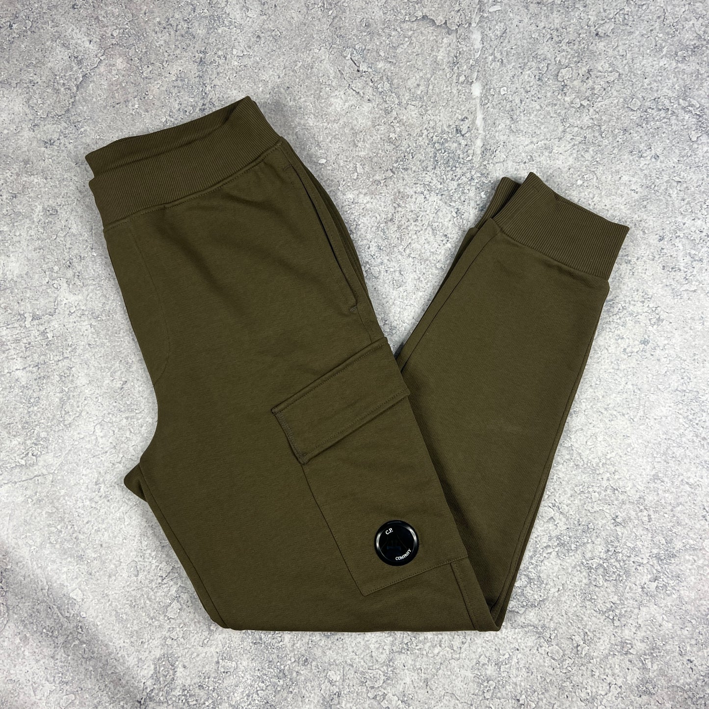 CP Company Khaki Lens Joggers Small 32”