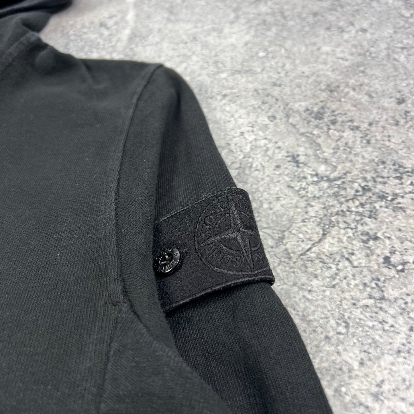 Stone Island Black Ghost Hoodie Small 21.5”