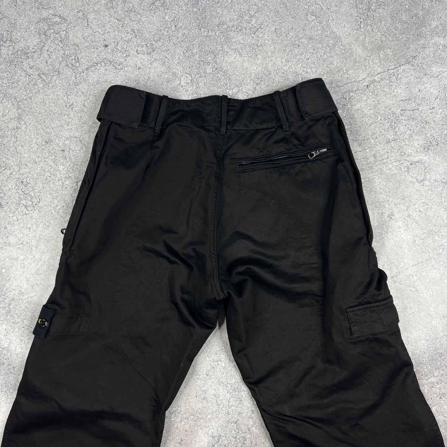Stone Island Black SS/10 Loose Fit Cargos Size 48- W30-31”