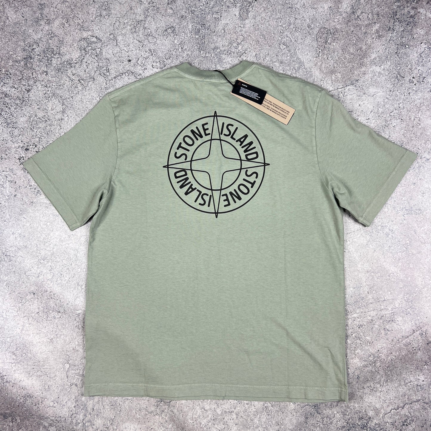 Stone Island Green/Black Compass T-Shirt BNWT