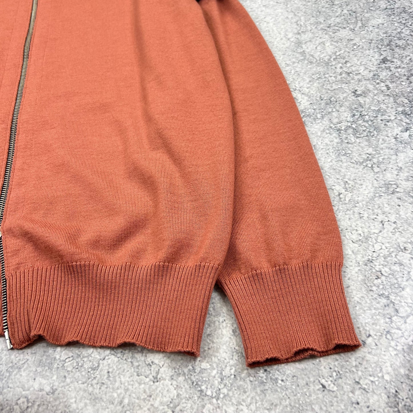 Stone Island Full Zip Knit Jumper Large 21.25”