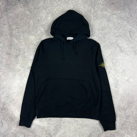 Stone Island Black Pullover Hoodie XXL 25”