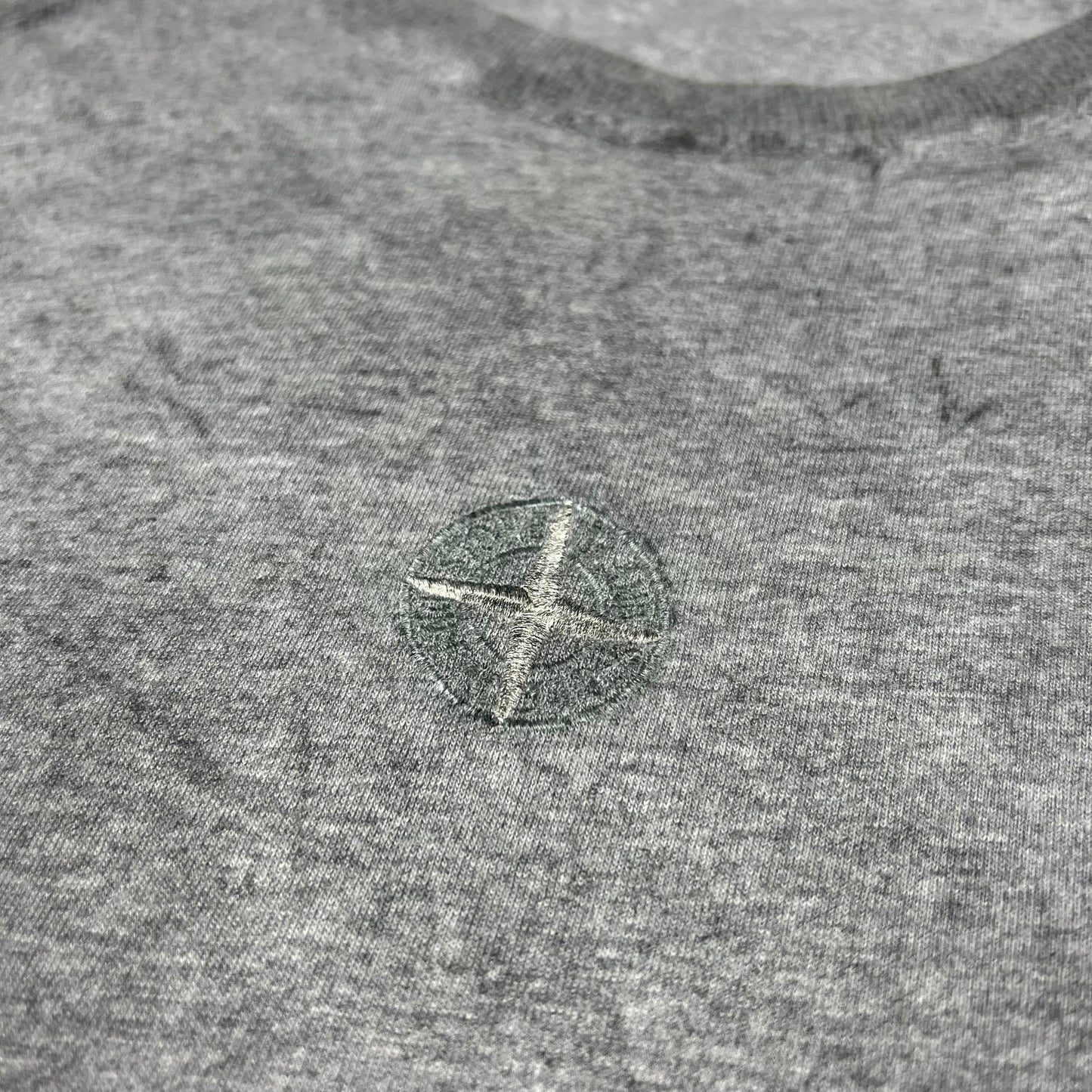 Stone Island Grey Dust Treatment T-Shirt Medium 20.5”