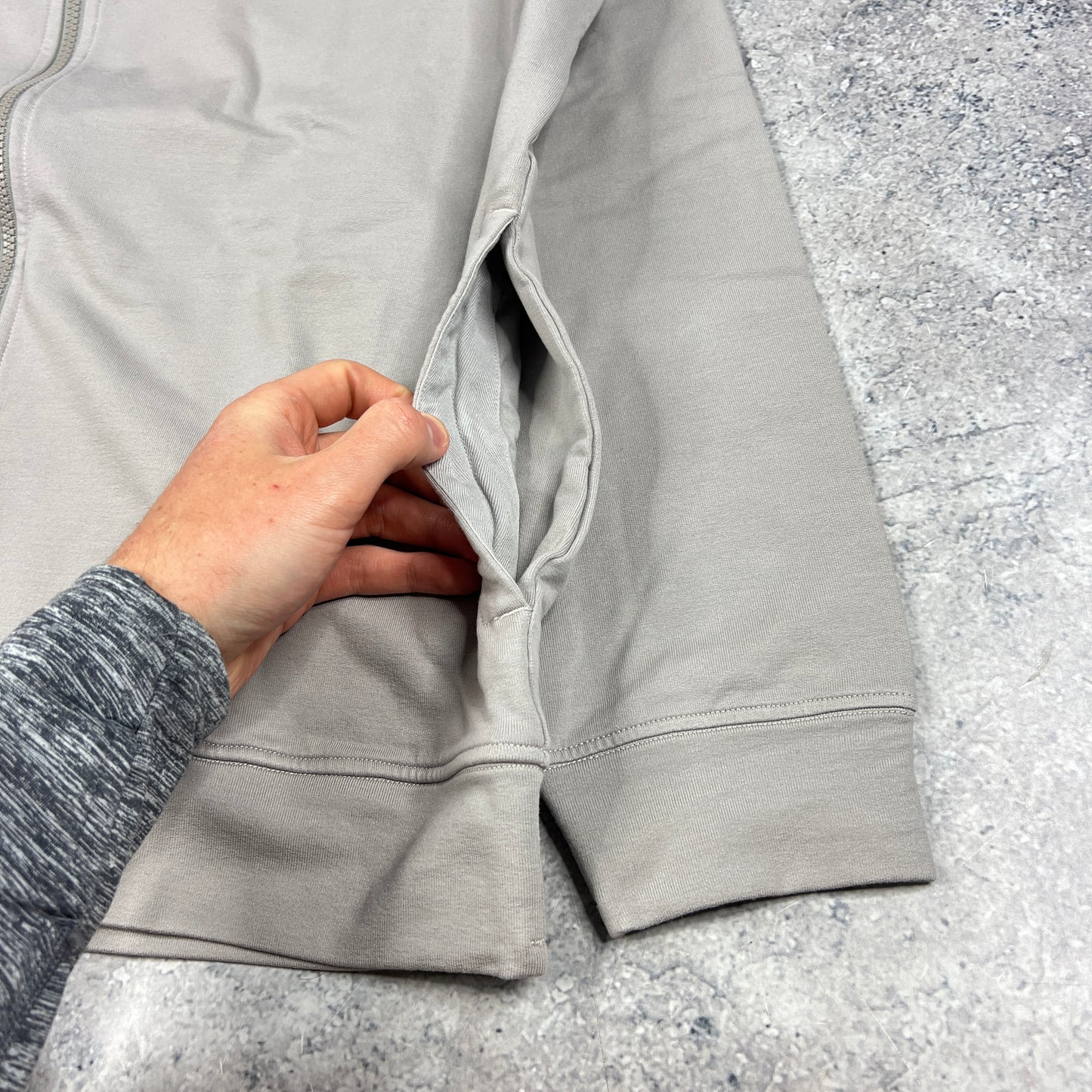 Stone Island Grey Ghost Cotton Stretch Hoodie BNWT