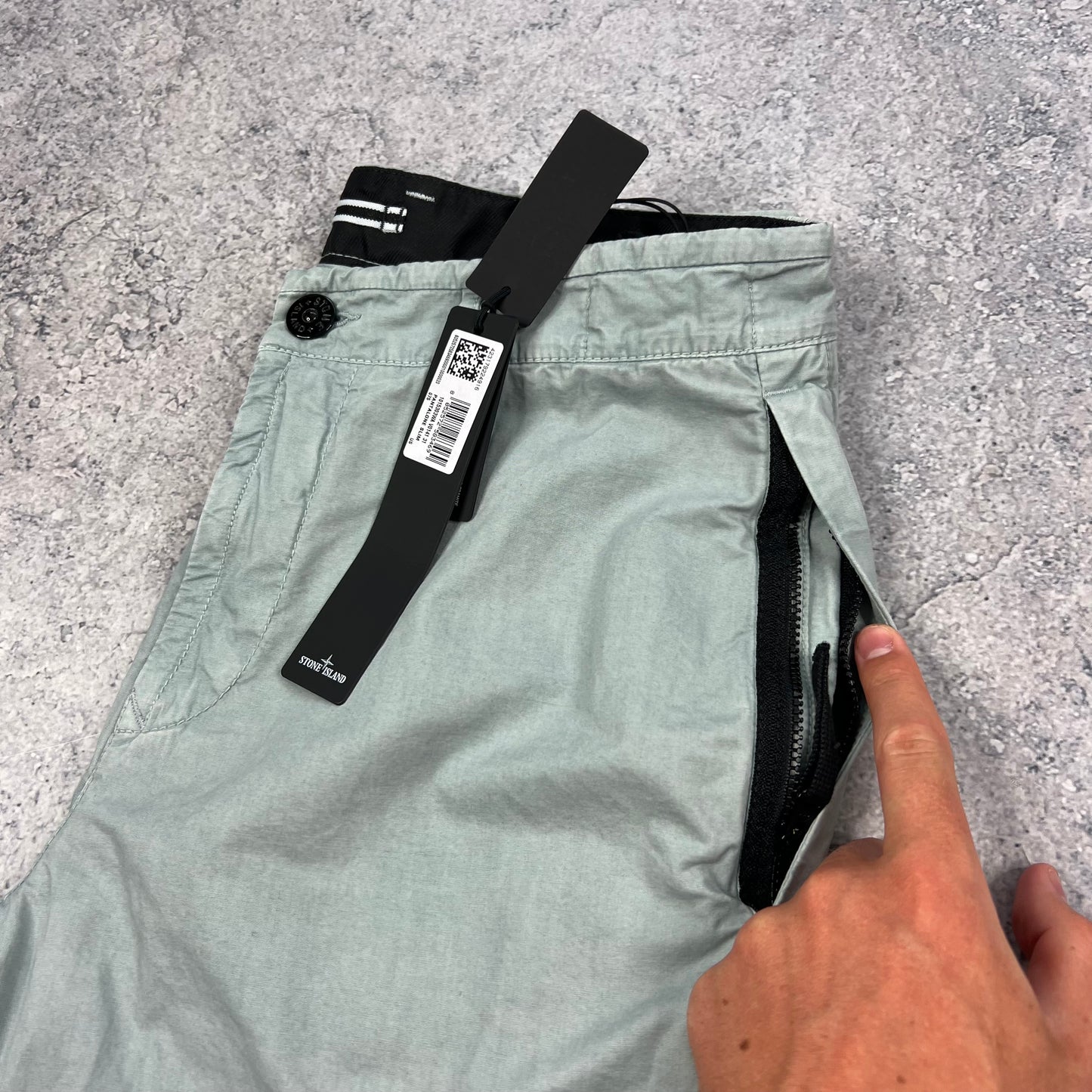 Stone Island Sky Blue Slim Cargo Trousers W31-32” BNWT