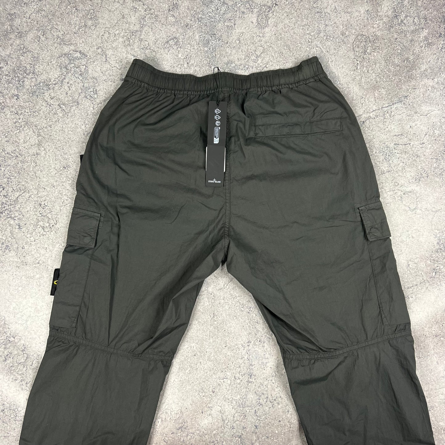Stone Island Dark Grey Cuffed Cargo Trousers W30” BNWT