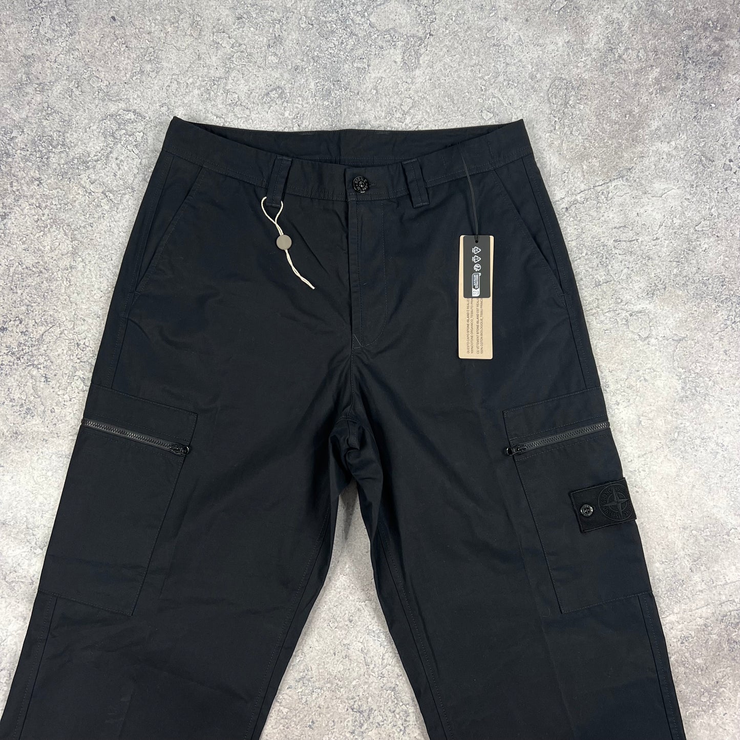 Stone Island Black Ghost Ventile Cargo Trousers W33-34” BNWT