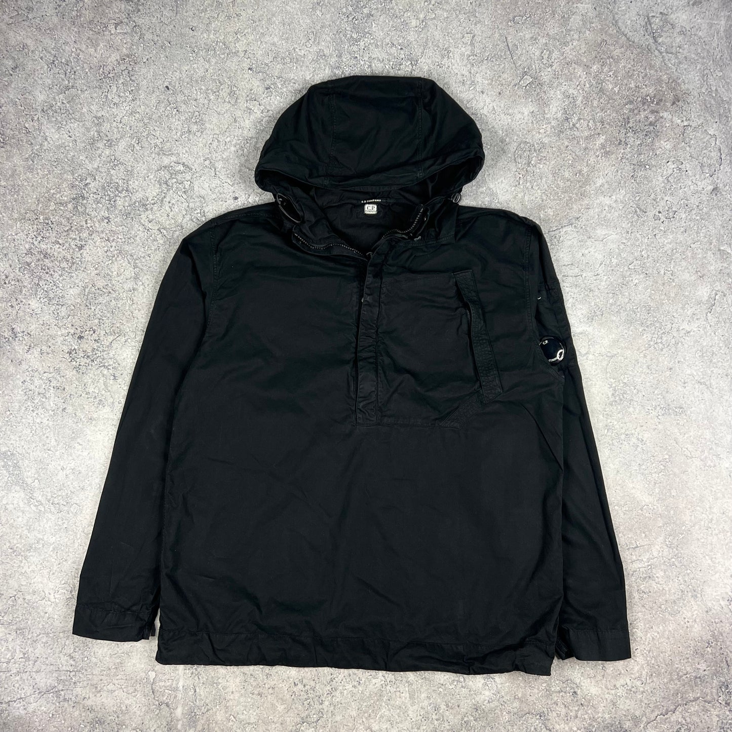 CP Company Black Gabardine Smock Large 23.25”