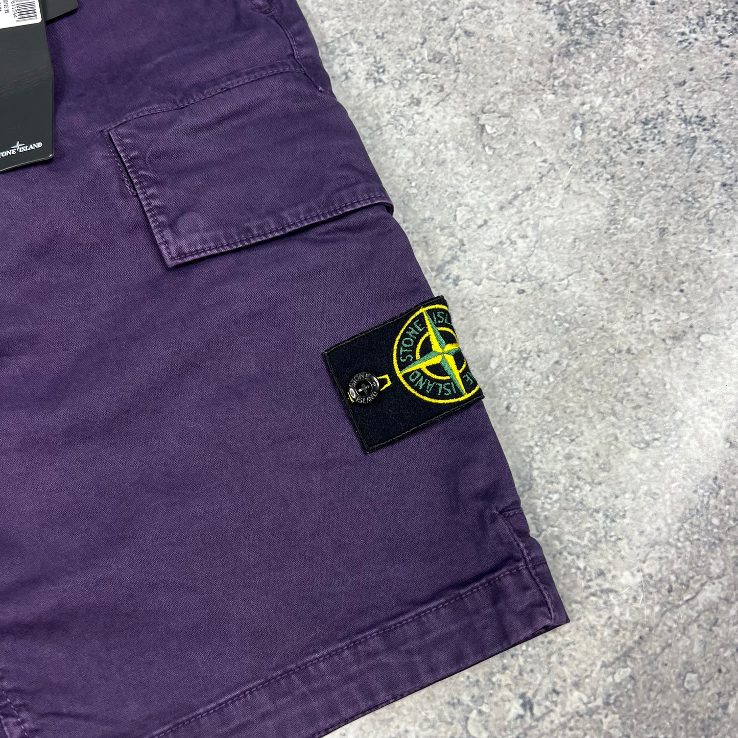 Stone Island Purple Cargo Shorts W29-30” BNWT