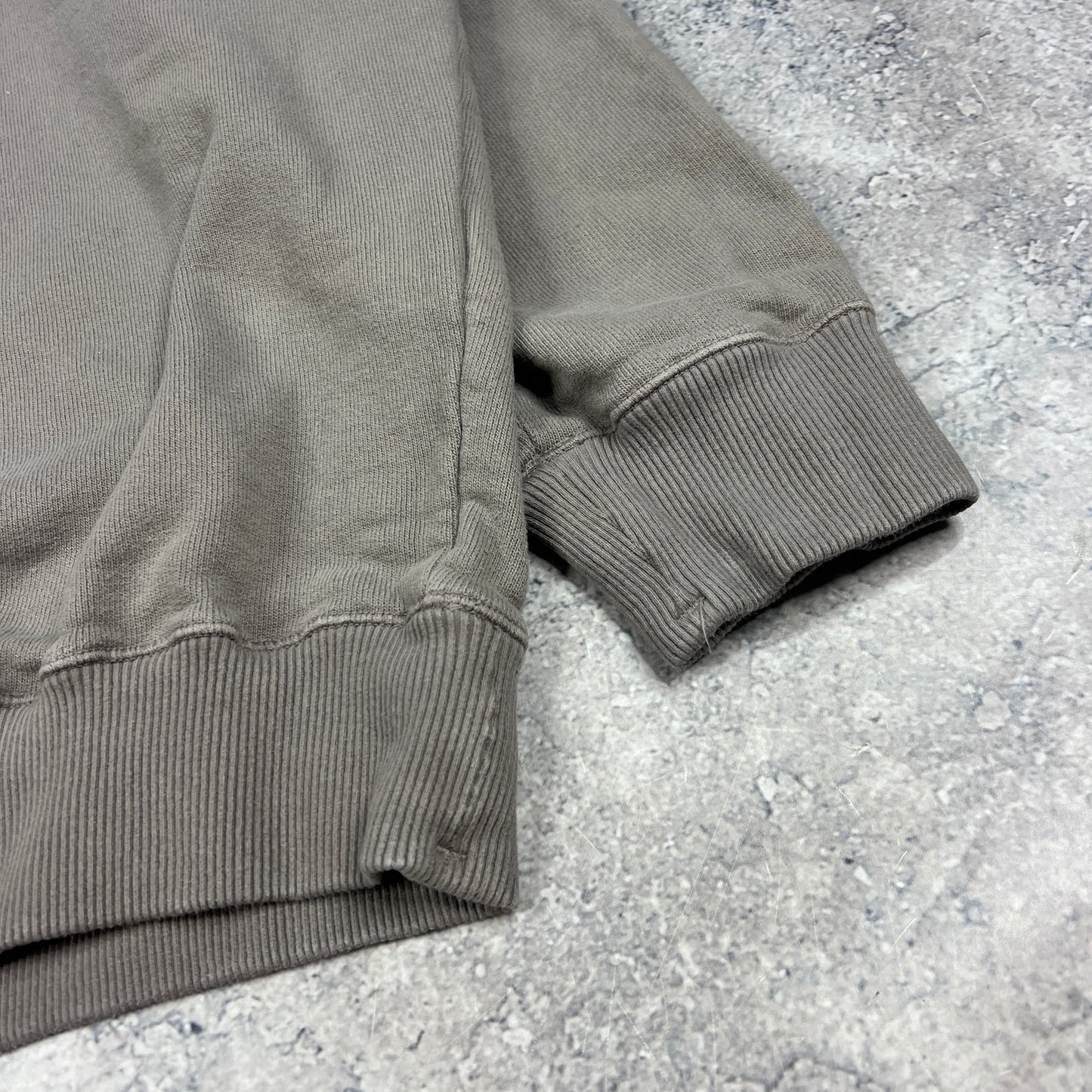 Stone Island Grey Letter Logo Sweatshirt XXL 26.75”