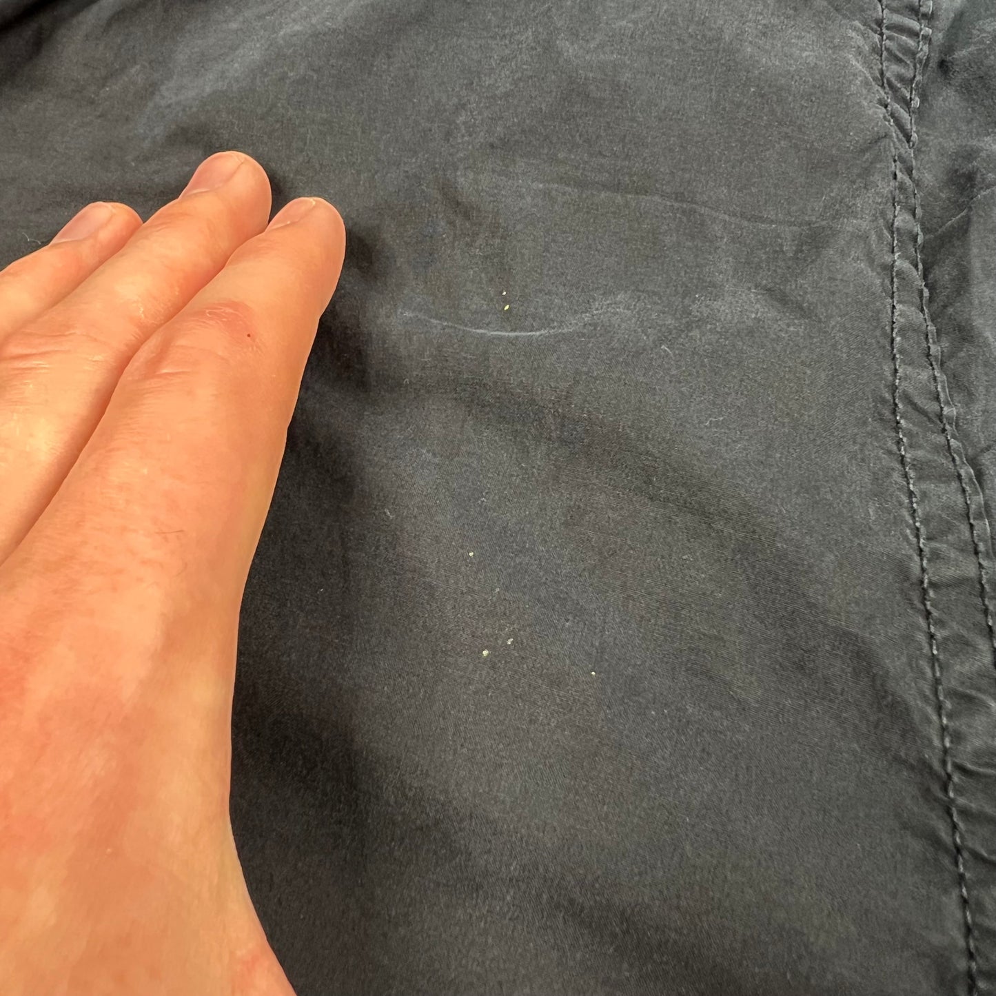 Stone Island Navy Tela Parachute Cargo Trousers W30”