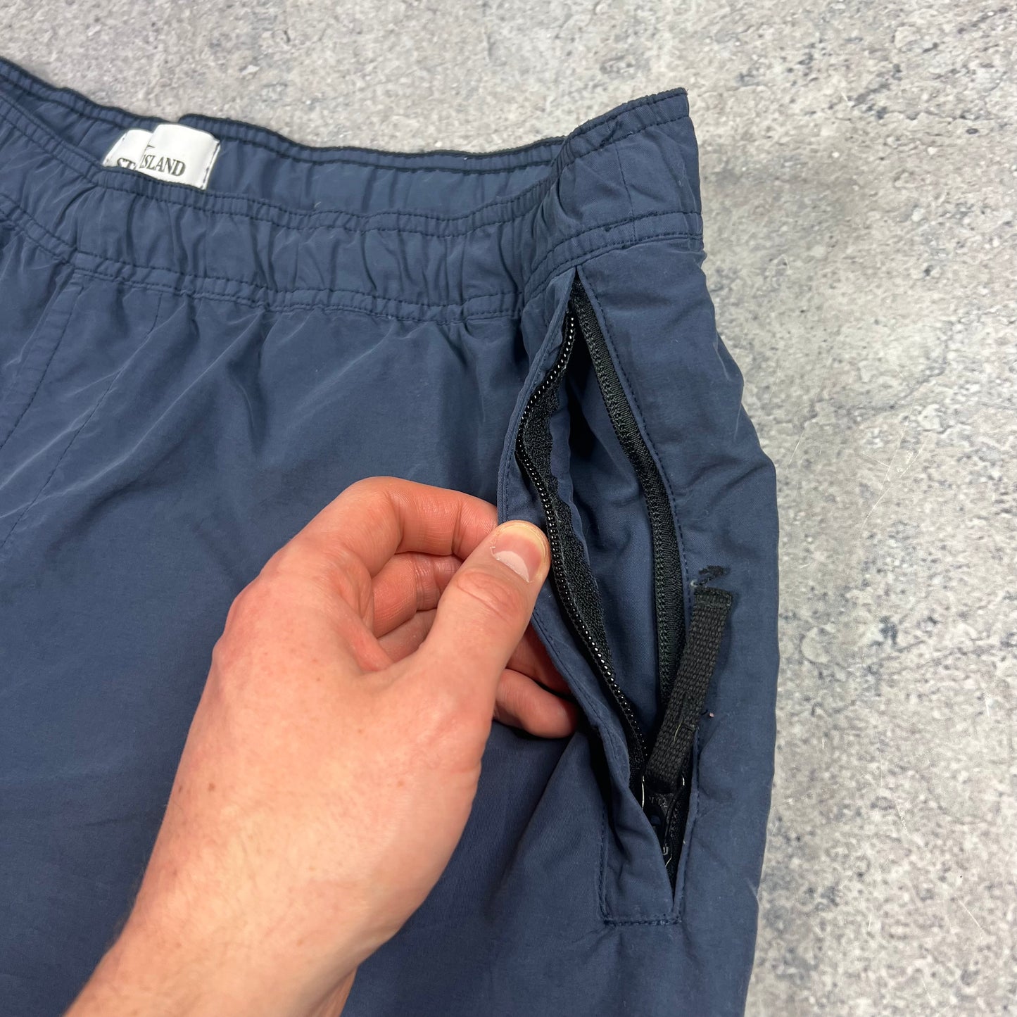 Stone Island Navy Marina Swimshorts XL 34-36”