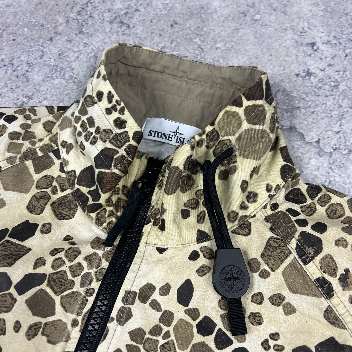 Stone Island Alligator Camo Jacket Large 23.5”