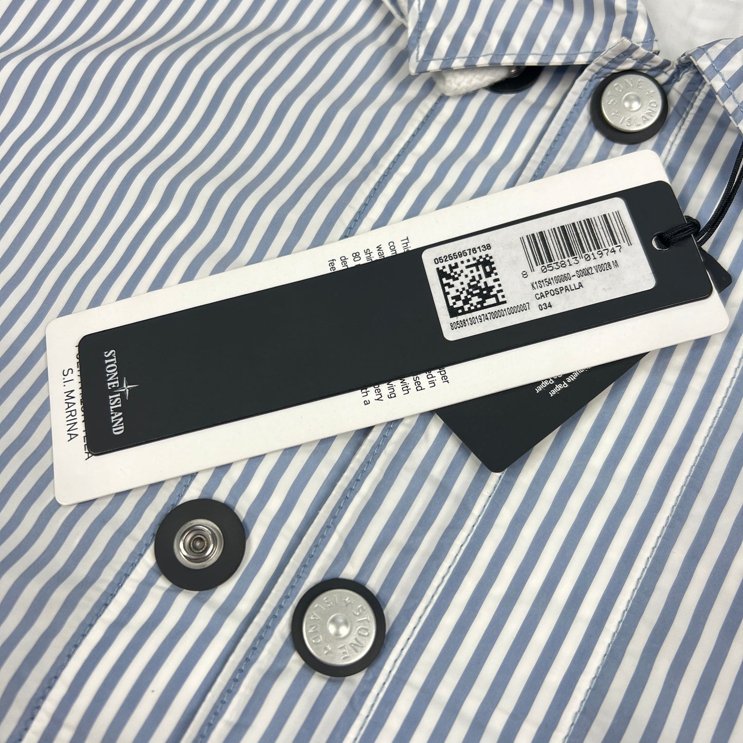 Stone Island Marina Poly Nylon Tela Jacket Medium 25.25” BNWT