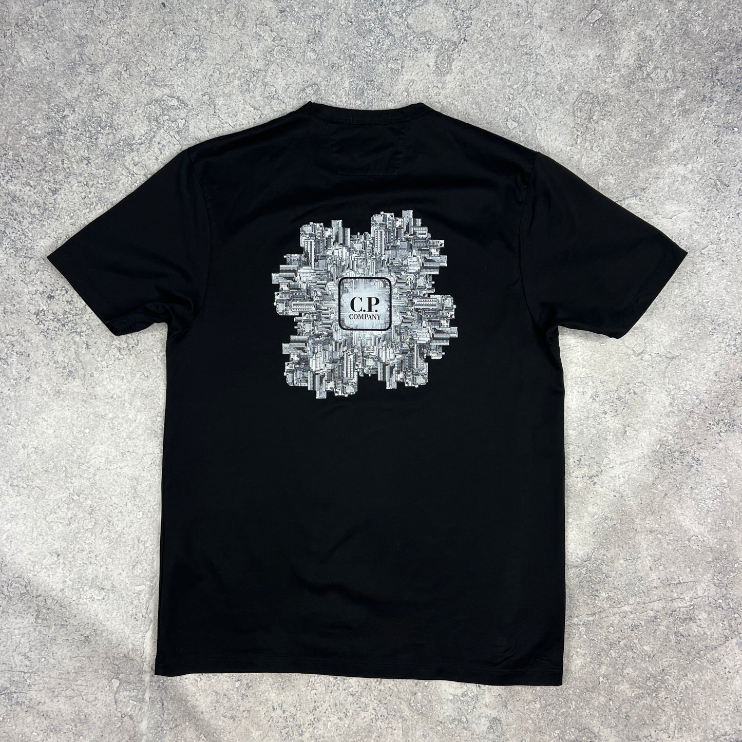 CP Company Black Metropolis T-Shirt Medium 20.5”