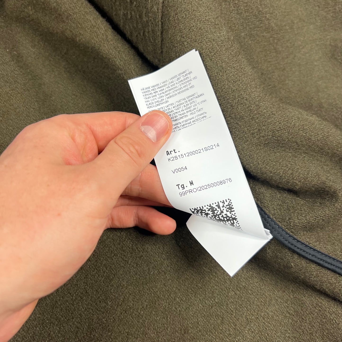 Stone Island Khaki Panno Ratinato Wool Overshirt Medium 23” BNWT