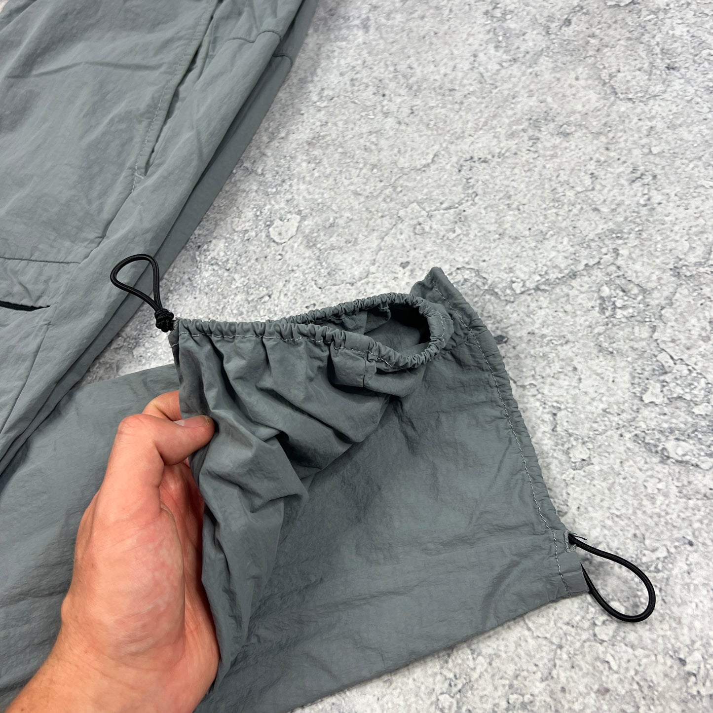 CP Company Grey Flatt Nylon Lens Cargo Trousers Size 50- W34”