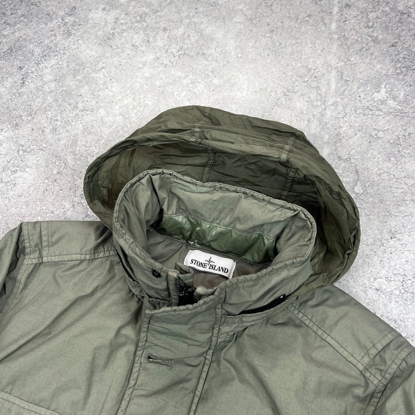 Stone Island Khaki Naslan Primaloft Jacket Medium 22.75”