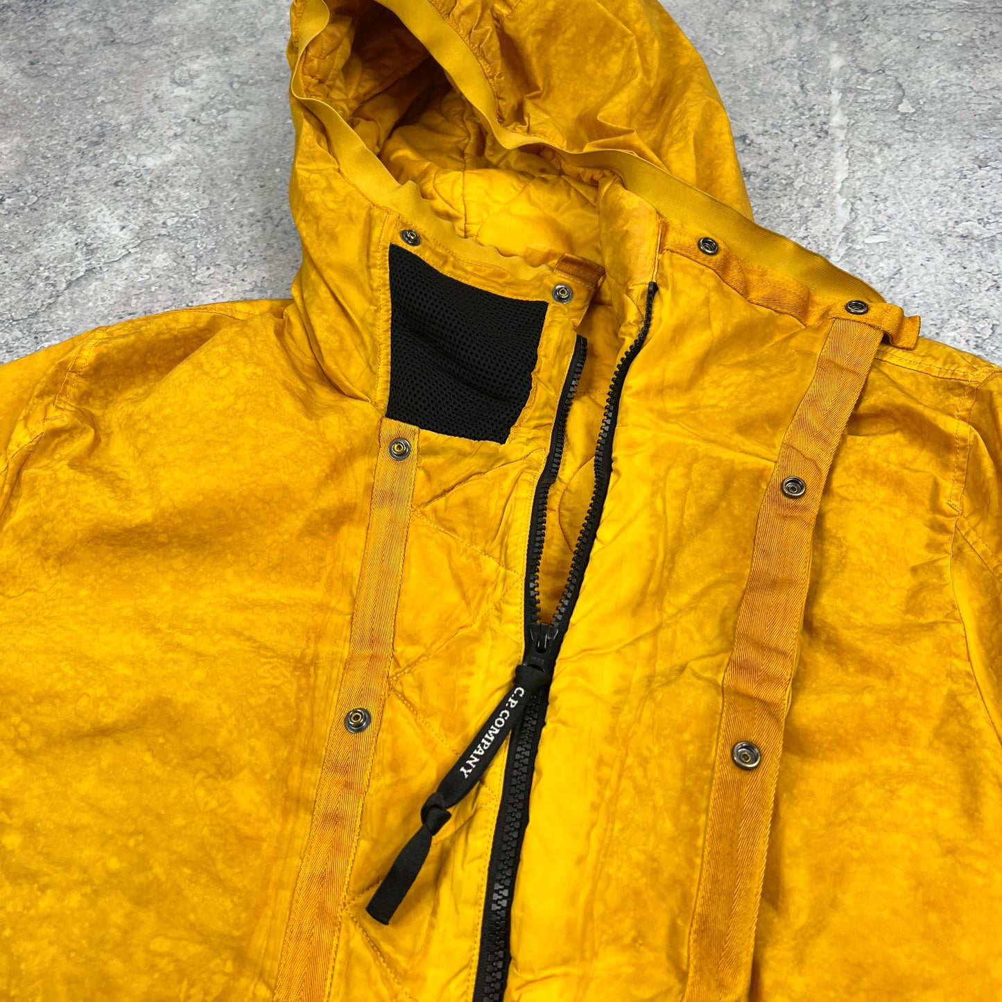CP Company Yellow Re-Colour Nycra Jacket Size 52- XL 24”
