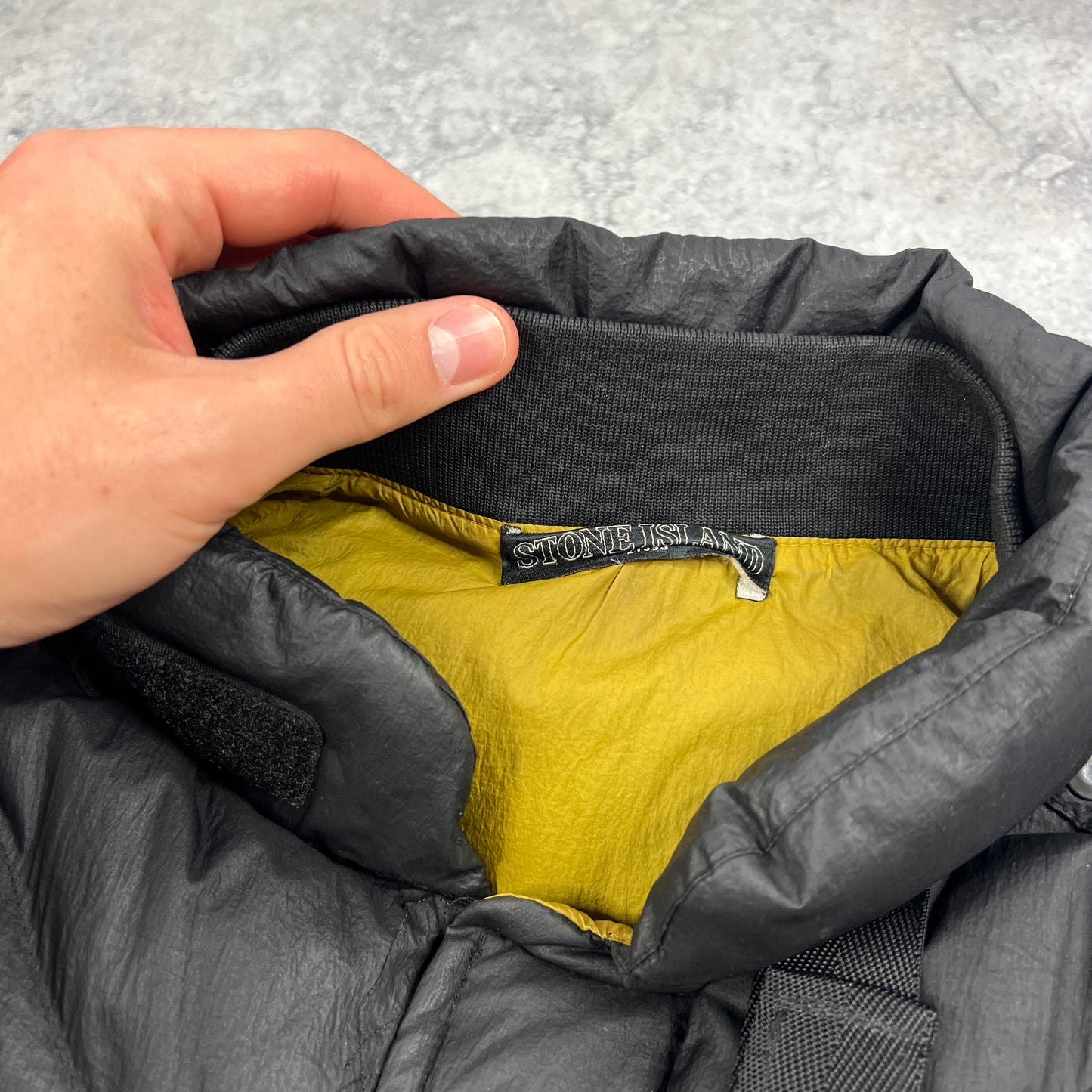 Stone Island Black Shadow Project Down Gilet Large 22.25”