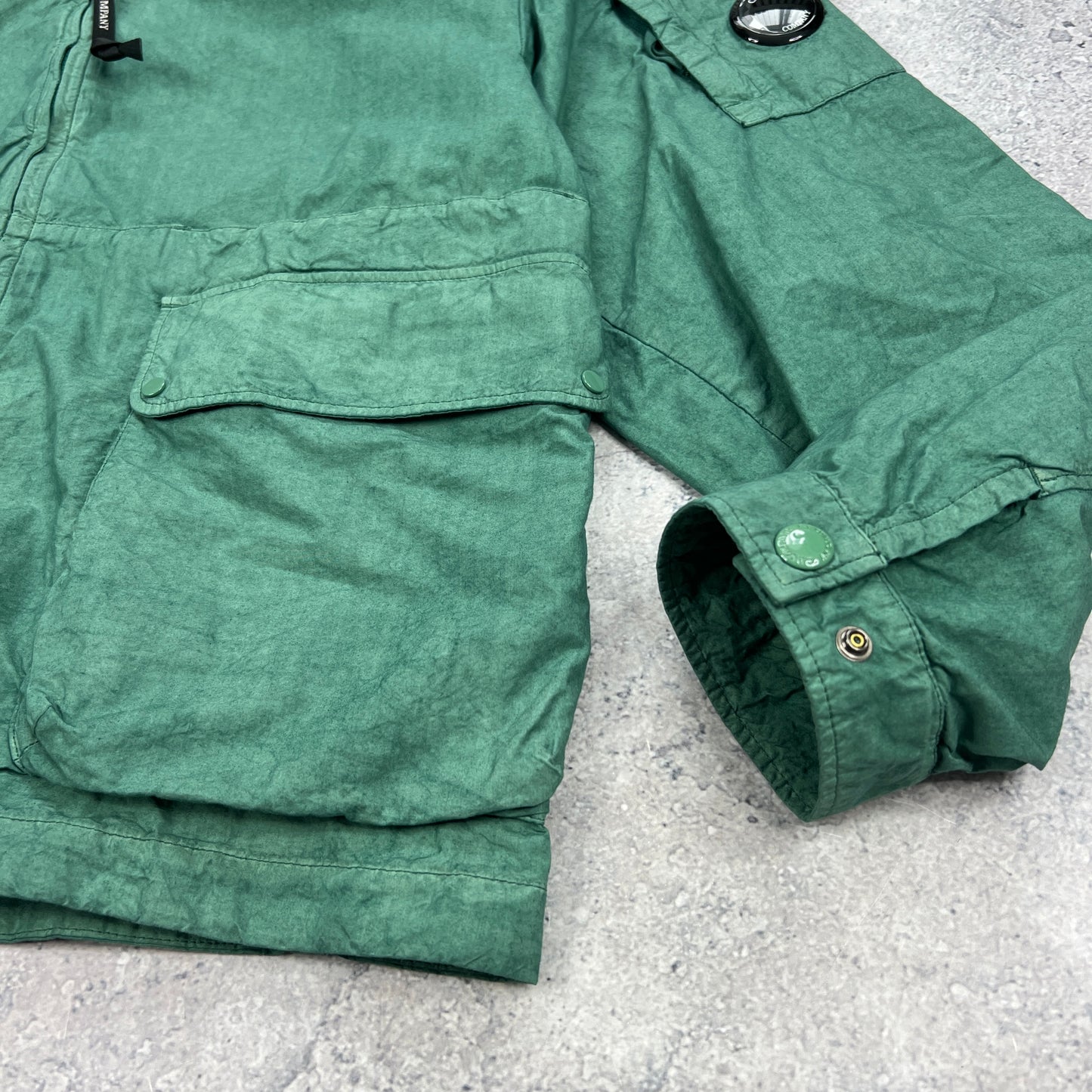 CP Company Ba-Tic Green Lens Jacket Size 50- Large 22.5”