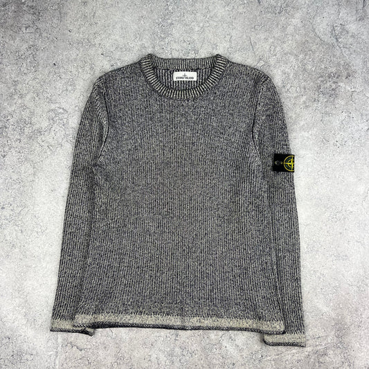 Stone Island Navy Knit Sweatshirt XL- Fits M 20.25”